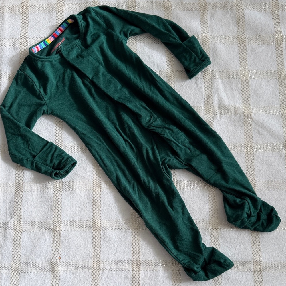 Magnetic Me Emerald Green Kids Footie
